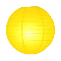 16" Paper Lantern Lemon Regular Wire